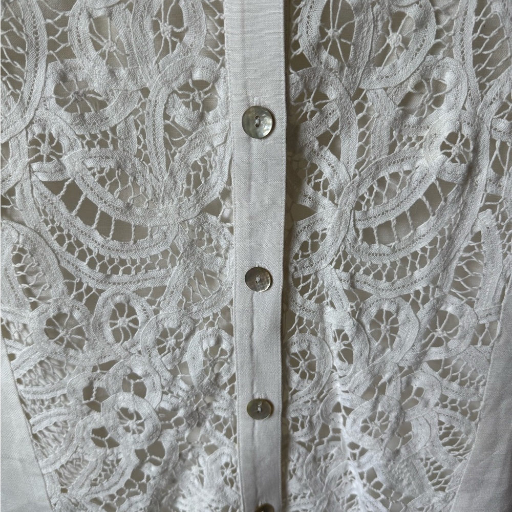 Jessica Howard Ivory Blouse with Crochet Lace Detail & Dress Set - Picture 16 of 16